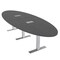 Skutchi Designs 45 in W, 120 in L, 29 in H, Engineered Wood Top, Grey HAR-OVL-46X119-T-ELEC-ASIANNIGHT - alternate 1